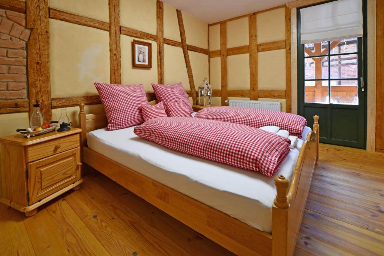 Naturhof-Papiermühle 2 Bett-Zimmer Rosenrot Bollberg Exterior foto